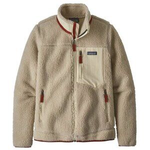 Patagonia Women's Classic Retro-XFleece Jacket Natural/Red, M